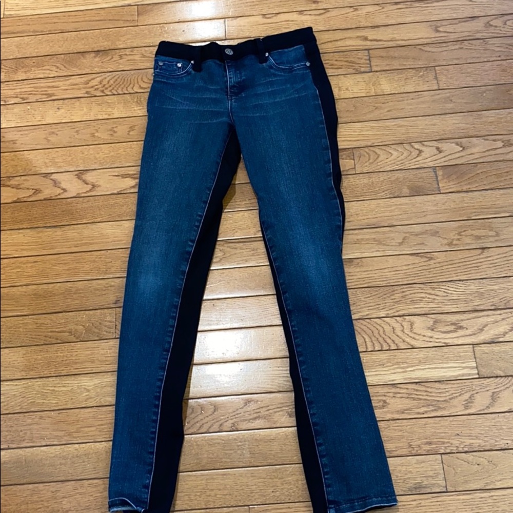 Tractr jeans blue and black kids size 14
